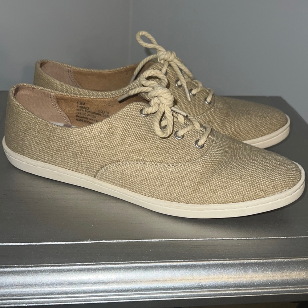 Born Natural Colored Canvas Sneakers